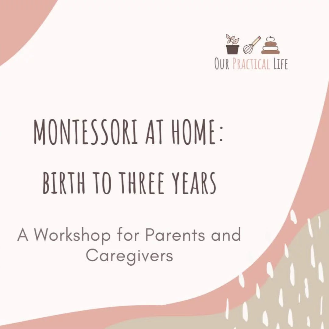 Joyful Foundations Workshop: Montessori at Home from Birth to Three Years